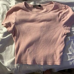 SHEIN pink crop top